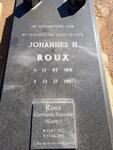 ROUX Johannes H. 1916-1981 & Gertruida Susanna 1922-2011