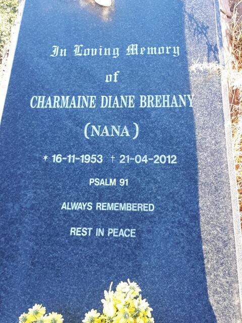 BREHANY Charmaine Diane 1953-2012