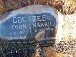 COETZEE Dirk 1923-2001 & Makkie 1934-