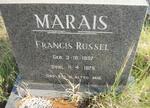 MARAIS Francis Russel 1897-1975