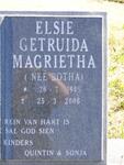 FERREIRA Raymond Charles 1944-2005 & Elsie Getruida Magrietha BOTHA 1945-2006