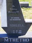 MTHETHO Ndhlela 1921-2005