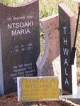THWALA Ntsoaki Maria 1980-2011