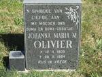 OLIVIER Johanna Maria M. 1909-1984