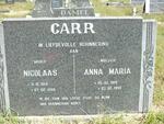 CARR Nicolaas 1914-1990 & Anna Maria 1922-1990