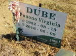 DUBE Ponono Virginia 1952-2016