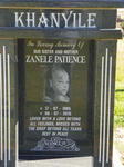 KHANYILE Zanele Patience 1985-2015