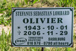 OLIVIER Stefanus Sedastian Lombard 1943-2006