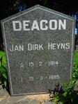 DEACON Jan Dirk Heyns 1914-1985