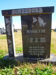 SCHEEPERS Marietjie 1950-2003