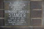 STANDER Bernardus Lambertus 1913-1998