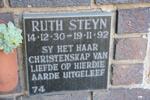 STEYN Ruth 1930-1992
