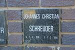 SCHREUDER Johannes Christian 1916-1998