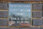 SIMMS Lesley William 1927-1994