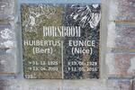 BORSBOOM Huibertus 1925-2003 & Eunice 1928-2016