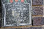 HART Jacobus Ferdinand 1960-1996