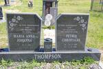 THOMPSON Petrus Christiaan 1938-2005 & Maria Anna Johanna 1942-