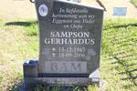 BAM Sampson Gerhardus 1945-2006