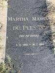 PLESSIS Martha Maria, du nee POTGIETER 1892-1967