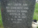 EKSTEEN Cecilia M. 1927-1995