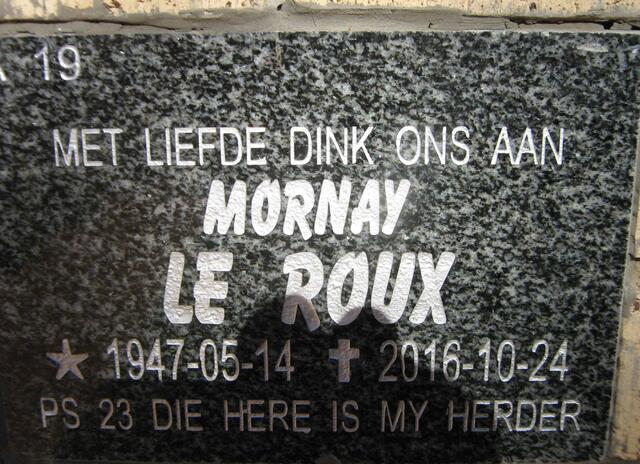 ROUX Mornay, le 1947-2016