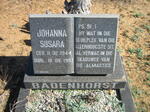 BADENHORST Johanna Susara 1944-1997