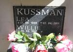 KUSSMAN Willie 1940- & Lea 1939-2011