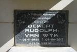 WYK Ockert Rudolph, van 1944-2012