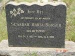 BURGER Susarah Maria née DU PLESSIS 1903-1938