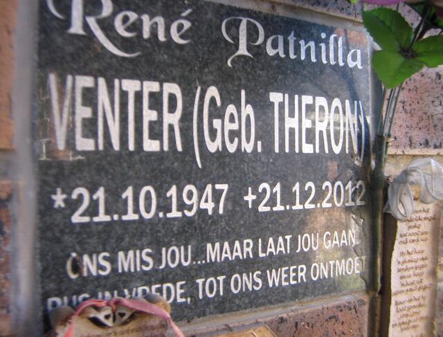 VENTER Rene Patnilla nee THERON 1947-2012