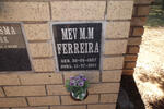 FERREIRA M.M. 1927-2011
