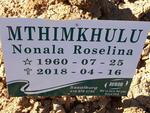 MTHIMKHULU Nonala Roselina 1960-2018