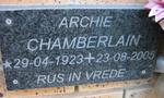 CHAMBERLAIN Archie 1923-2005