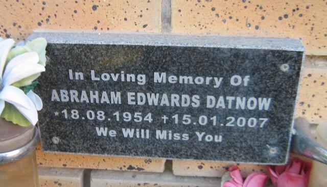 DATNOW Abraham Edwards 1954-2007