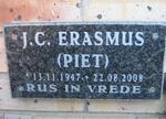 ERASMUS J.C. 1947-2008