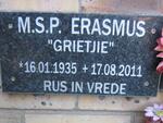ERASMUS M.S.P. 1935-2011