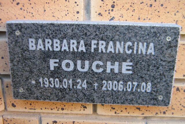 FOUCHE Barbara Francina 1930-2006