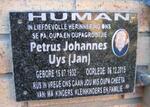 HUMAN Petrus Johannes Uys 1932-2015