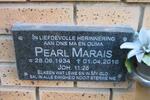 MARAIS Pearl 1934-2016