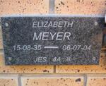 MEYER Elizabeth 1935-2004
