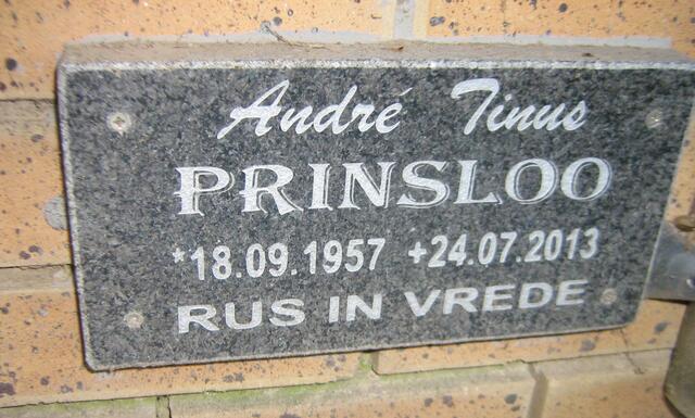 PRINSLOO André Tinus 1957-2013