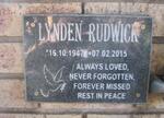 RUDWICK Lynden 1947-2015