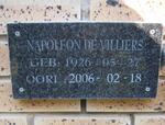 VILLIERS Napoleon, de 1926-2006