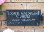 VIVIERS Louise Magdelene nee VILJOEN 1944-
