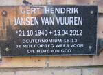 VUUREN Gert Hendrik, Jansen van 1940-2012