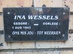 WESSELS Ina 1943-