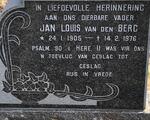 BERG Jan Louis, van den 1905-1976