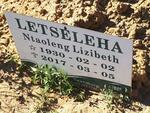 LETSELEHA Ntaoleng Lizibeth 1930-2017