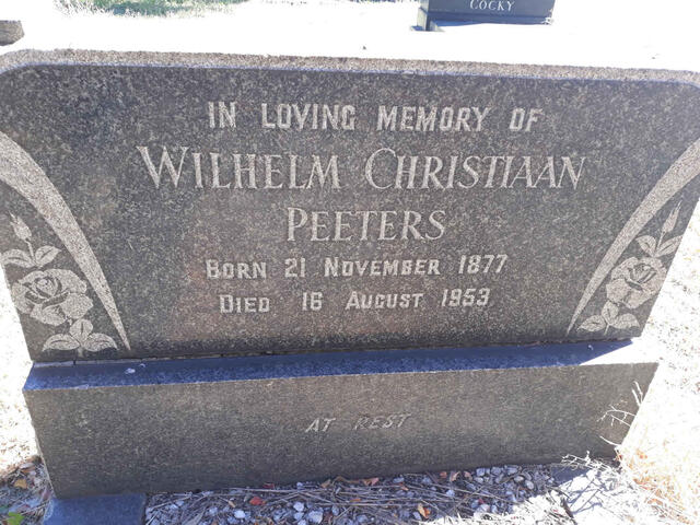 PEETERS Wilhelm Christiaan 1877-1953