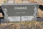 ERASMUS Daniel P. 1920-1980 & Maria C. 1916-1980